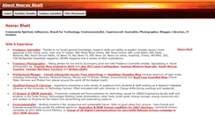 Desktop Screenshot of neeravbhatt.com