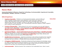 Tablet Screenshot of neeravbhatt.com